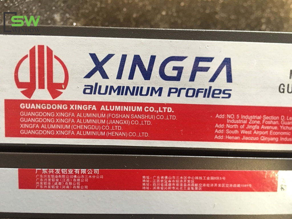 Báo giá cửa nhôm Xingfa Quangdong
