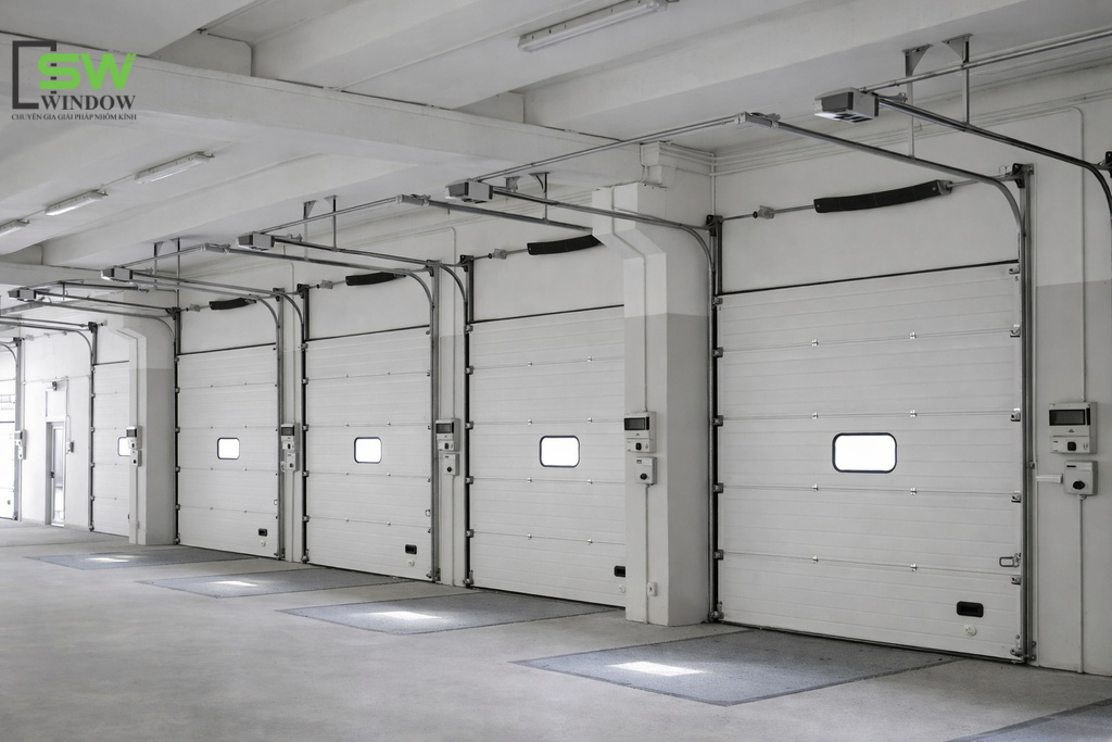 Cửa cuốn trượt trần Austdoor