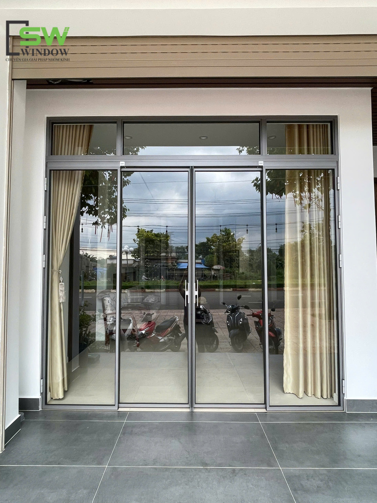 Phụ kiện đi kèm với cửa nhôm kính
