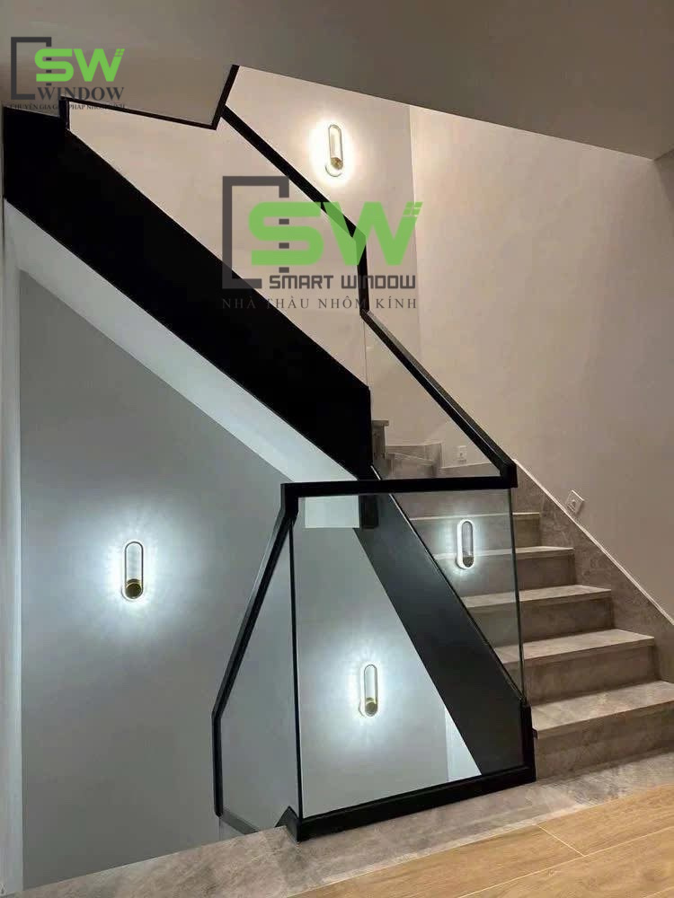 cầu thang máng nhôm