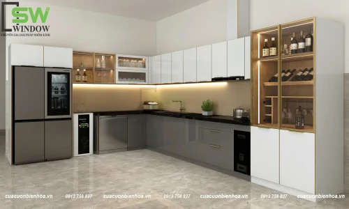 BÁO GIÁ TỦ BẾP NHÔM HỢP KIM MỚI NHẤT 2025 – TRỌN BỘ & MINH BẠCH CHI PHÍ