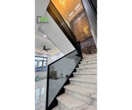 Cầu thang máng nhôm cover